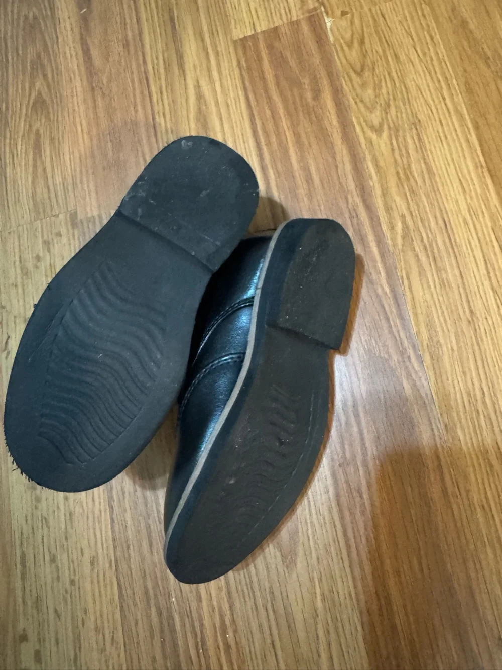 Kids’ Black Deer Stags Dress Shoes – Size8